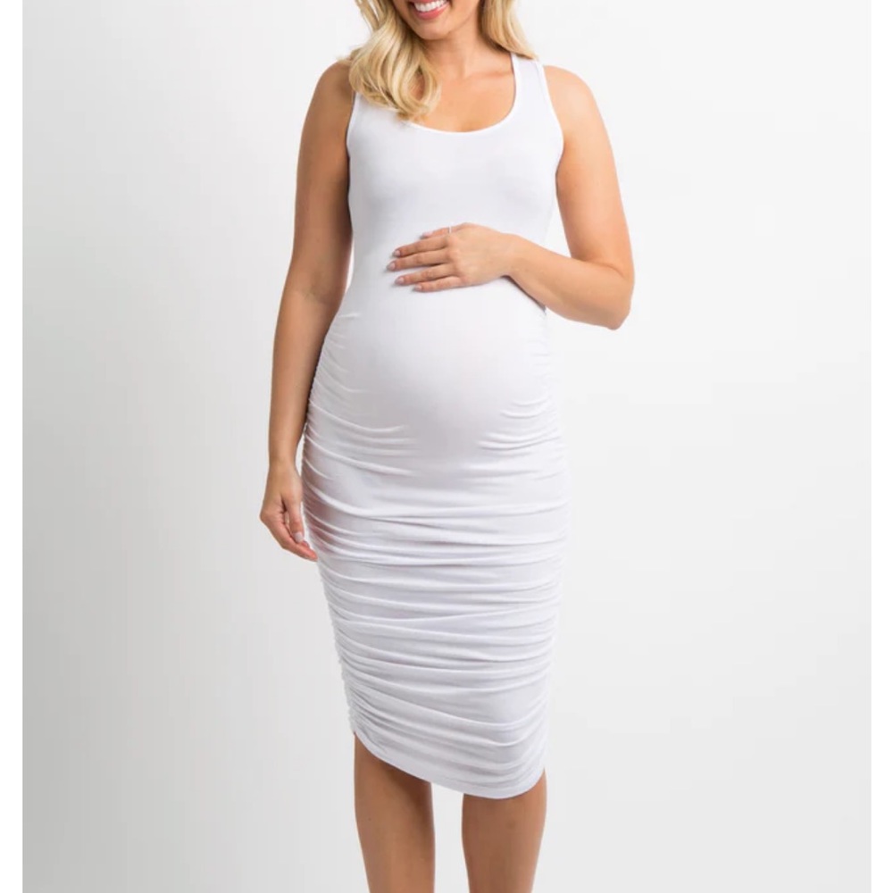 Pinkblush White Maternity Dress